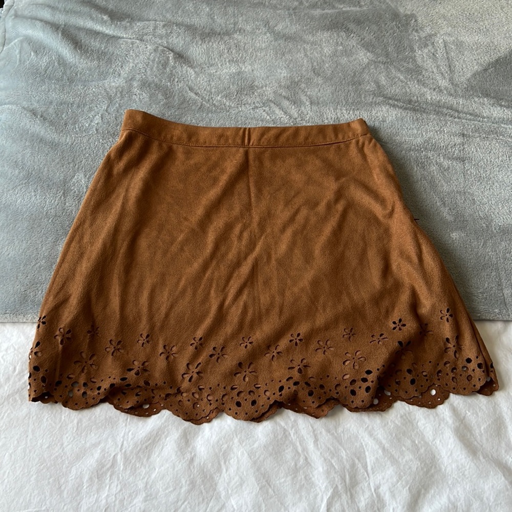 Suede Skirt